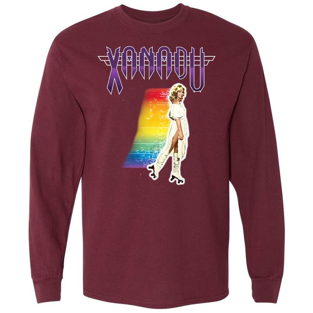 Long Sleeve T-Shirt - G3MXPF87 - Maroon - 11