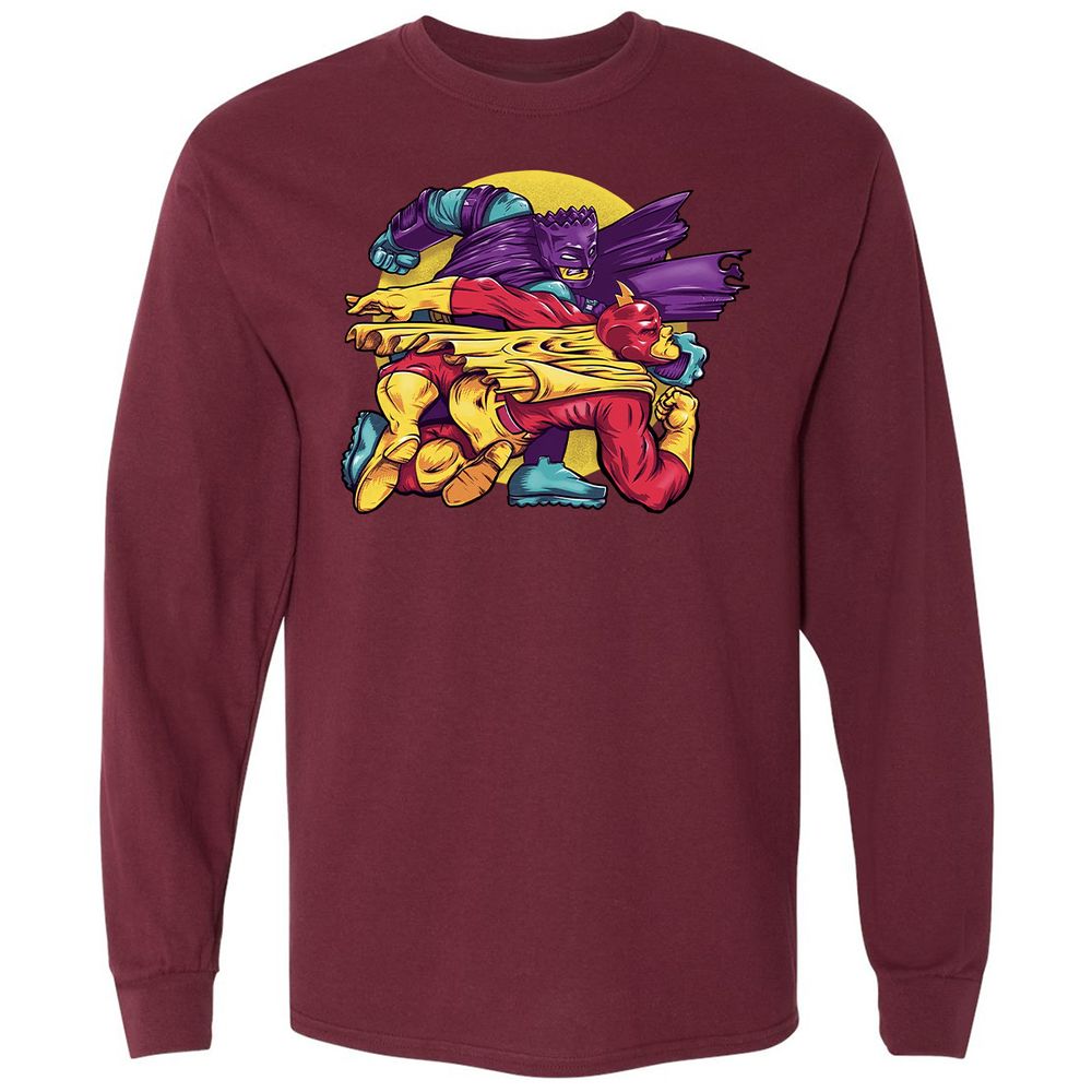 Long Sleeve T-Shirt - 27LX6T5X - Maroon - 11