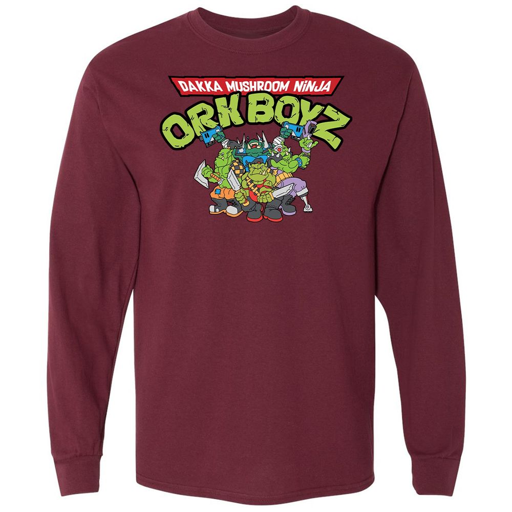 Long Sleeve T-Shirt - KX1ARTMF - Maroon - 11