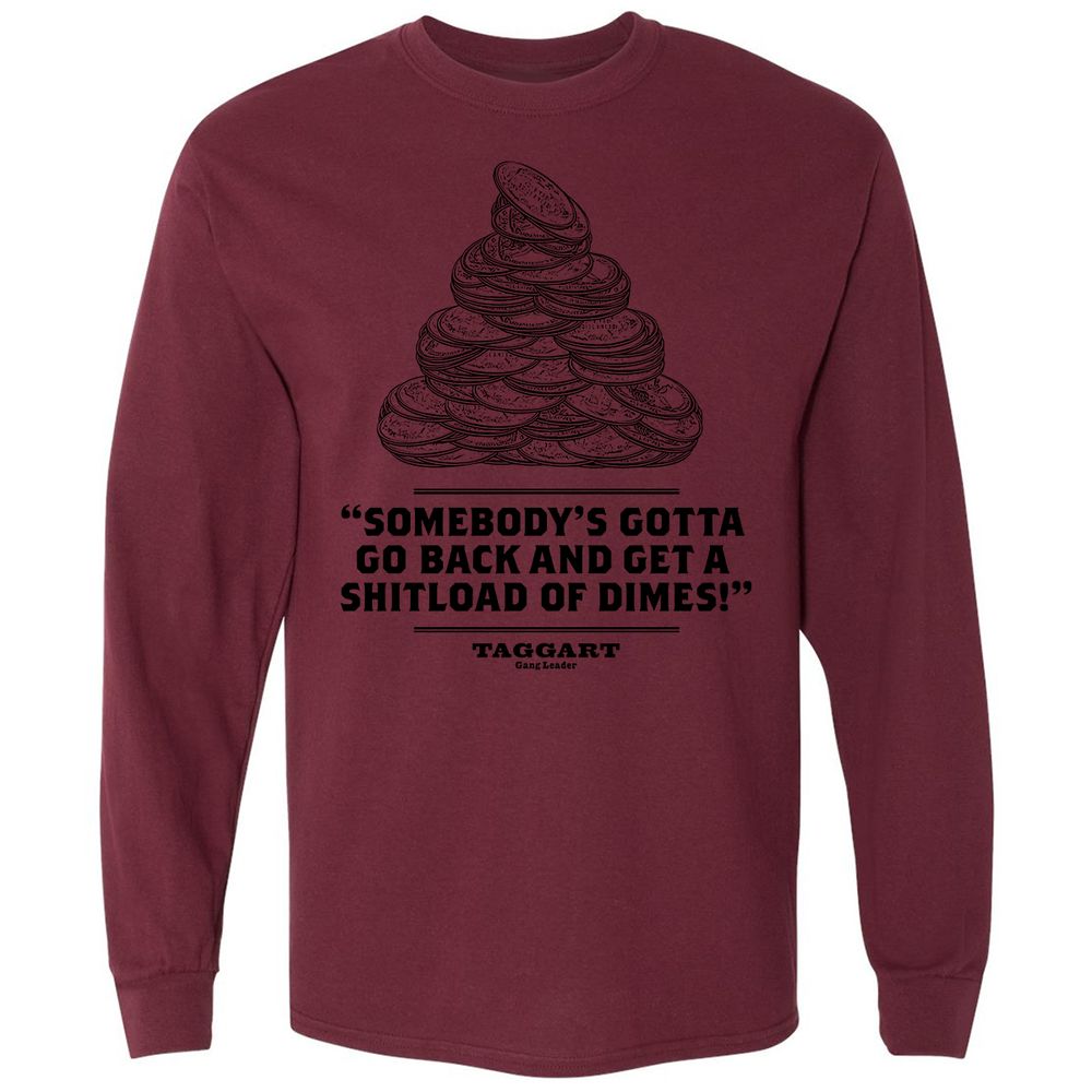 Long Sleeve T-Shirt - 3889J57N - Maroon - 11