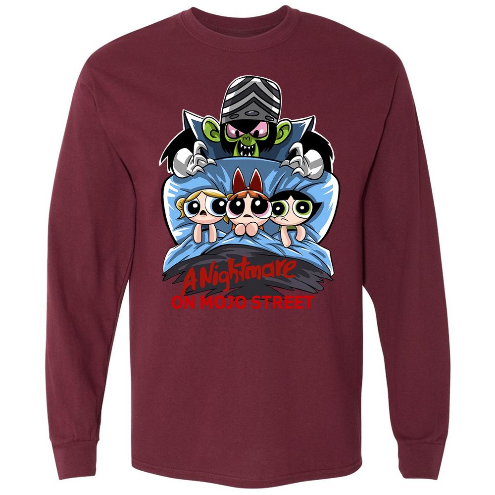 Long Sleeve T-Shirt - KHBVKF4M - Maroon - 11