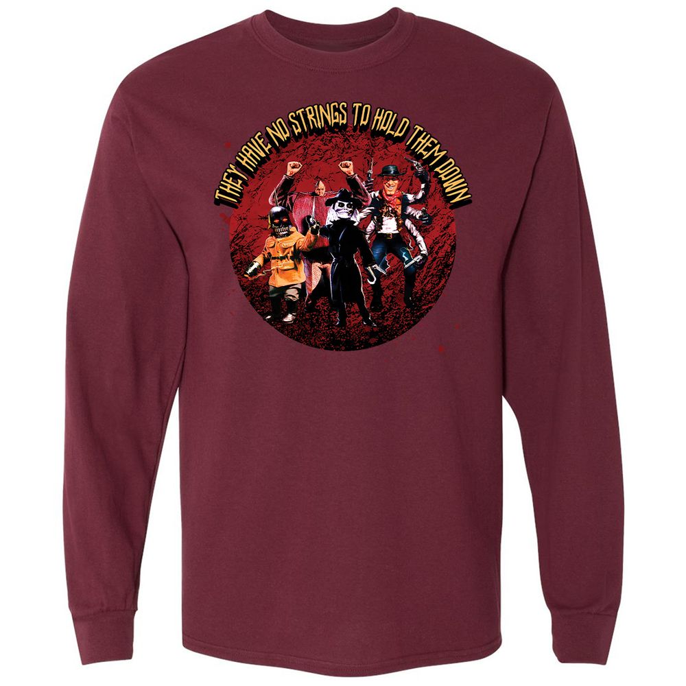 Long Sleeve T-Shirt - 4X66EE42 - Maroon - 11