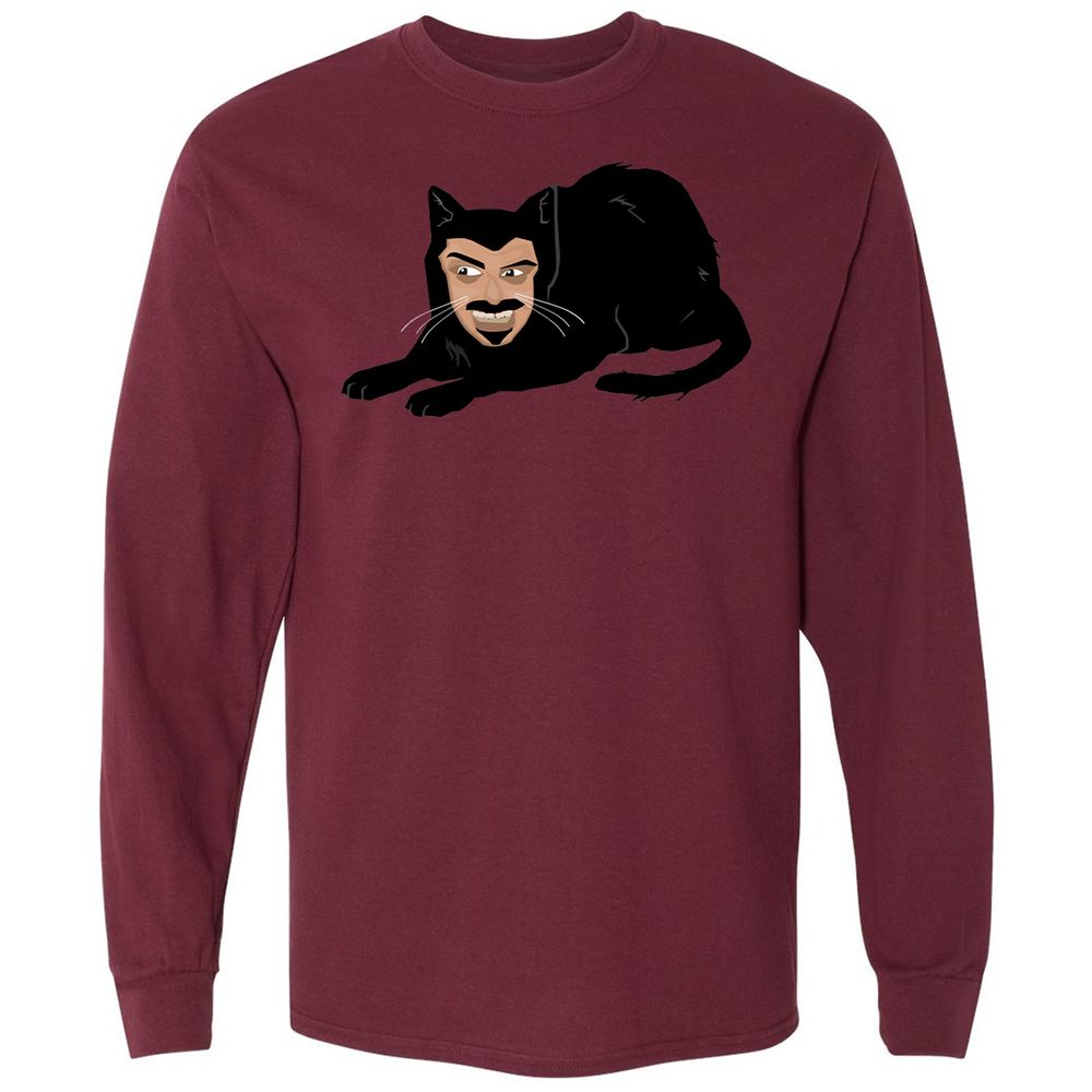 Long Sleeve T-Shirt - UEP9YL5U - Maroon - 11