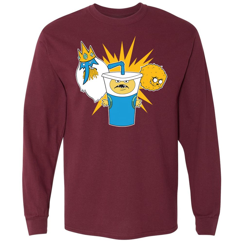 Long Sleeve T-Shirt - MXUGG8N2 - Maroon - 11