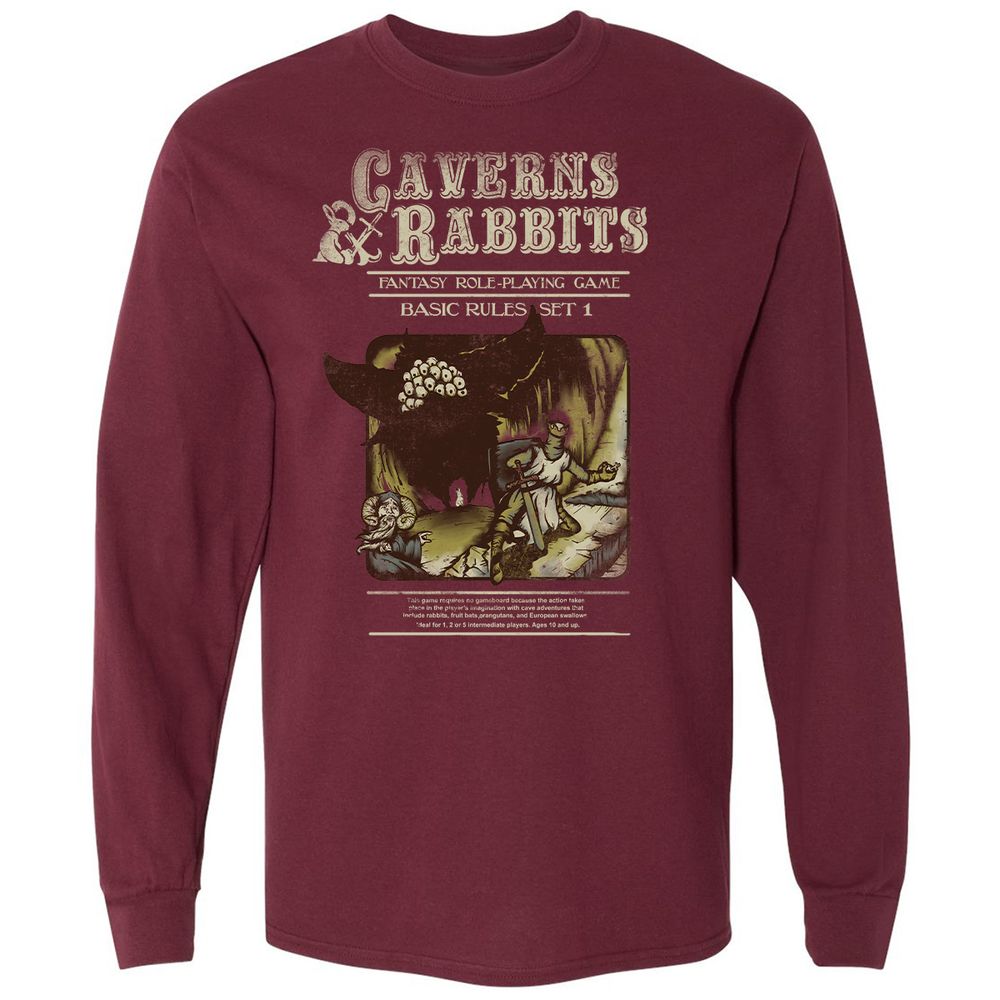 Long Sleeve T-Shirt - FW6UTBJU - Maroon - 11