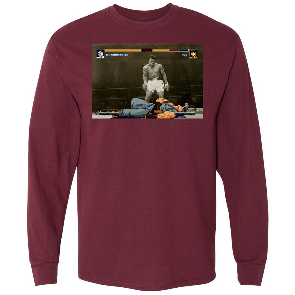 Long Sleeve T-Shirt - SHPUH31A - Maroon - 11