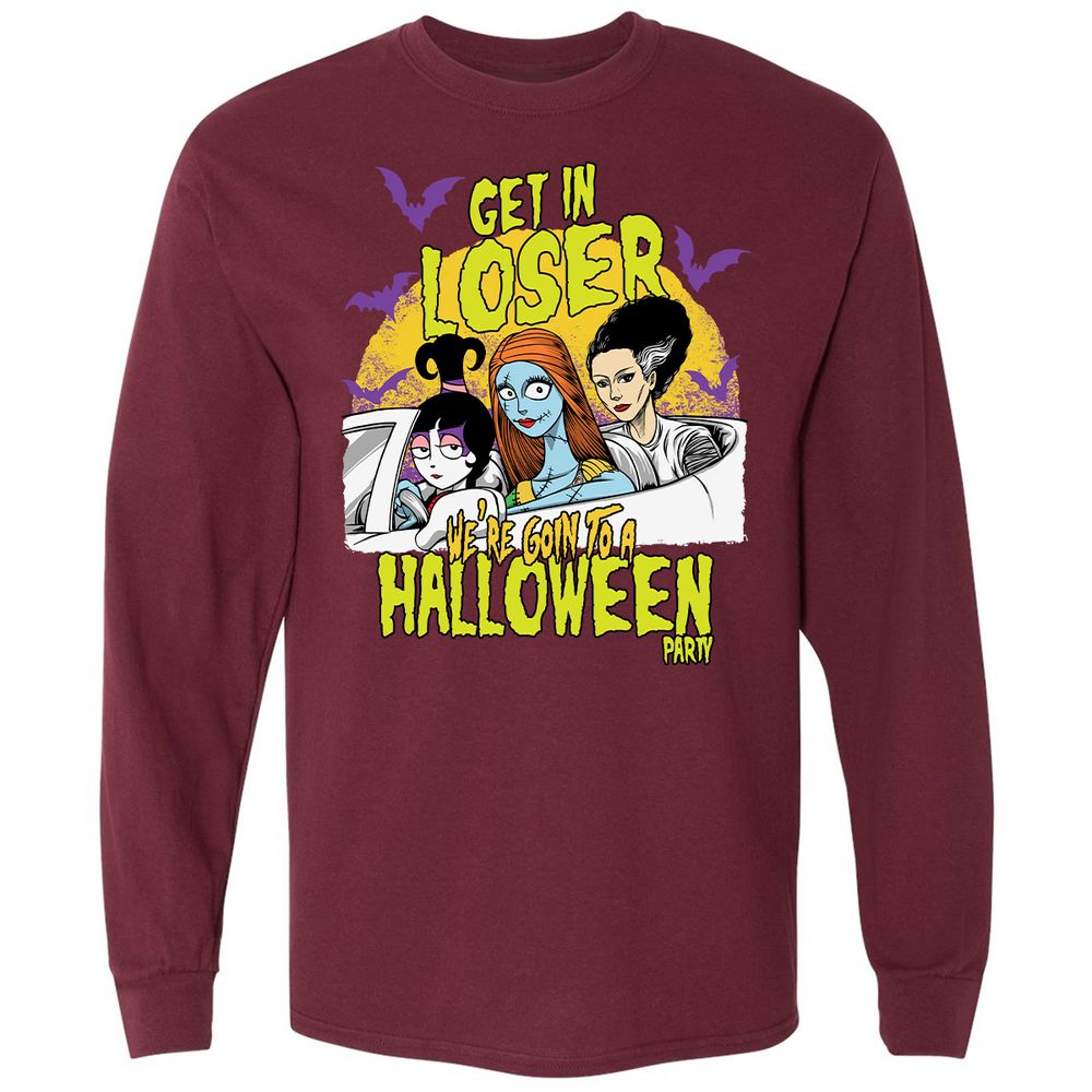 Long Sleeve T-Shirt - D8GUK9JC - Maroon - 11
