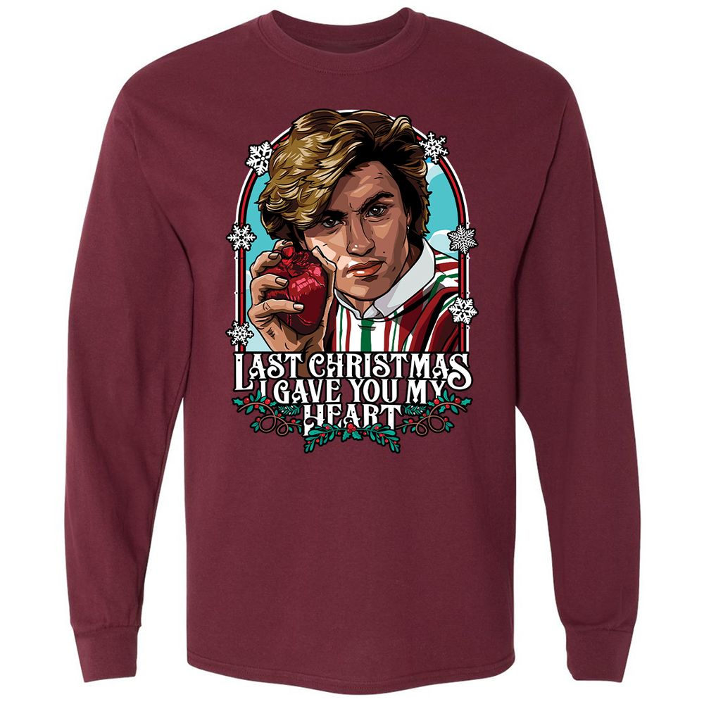 Long Sleeve T-Shirt - SZNCHU7P - Maroon - 11