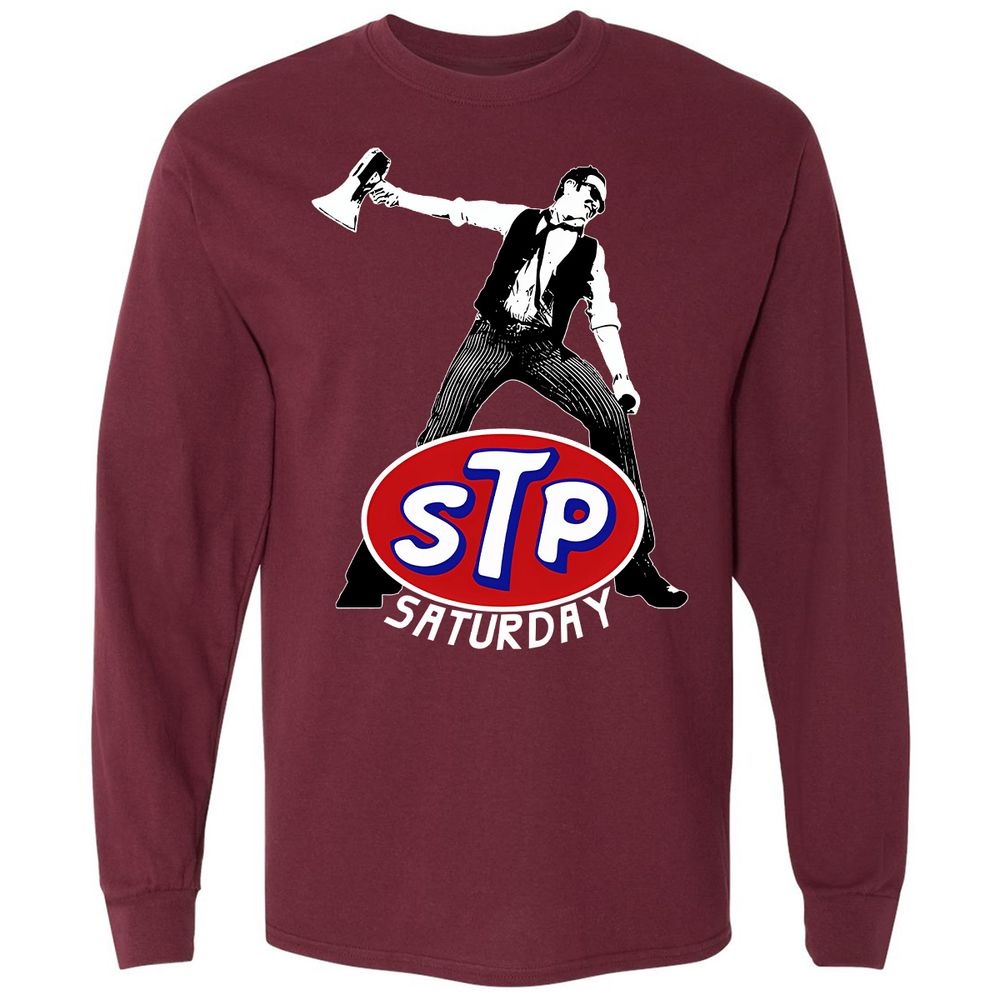 Long Sleeve T-Shirt - 2QVGMJLV - Maroon - 11