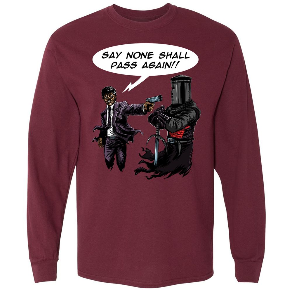 Long Sleeve T-Shirt - H1FD1JRU - Maroon - 11