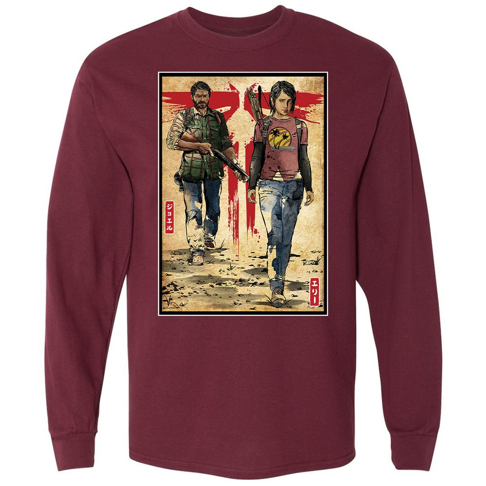 Long Sleeve T-Shirt - LC1S5SA6 - Maroon - 11