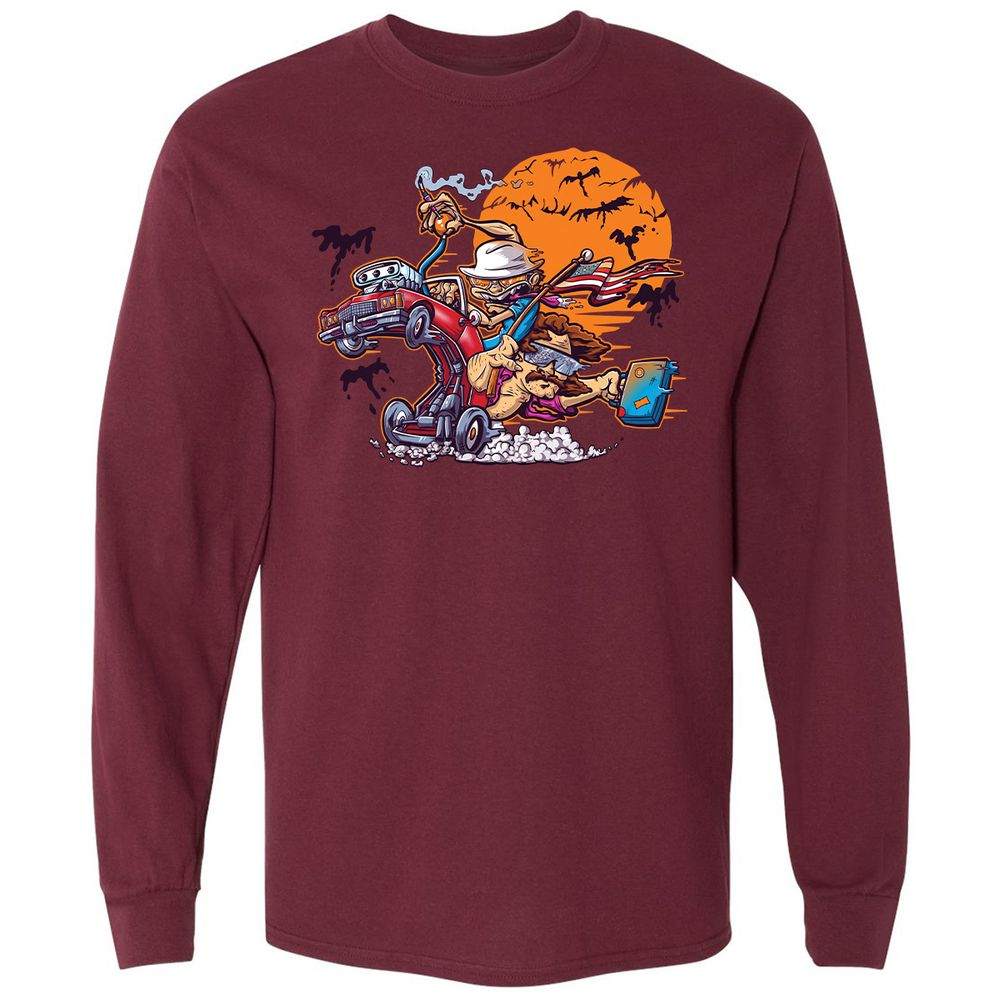 Long Sleeve T-Shirt - PTF27WLS - Maroon - 11