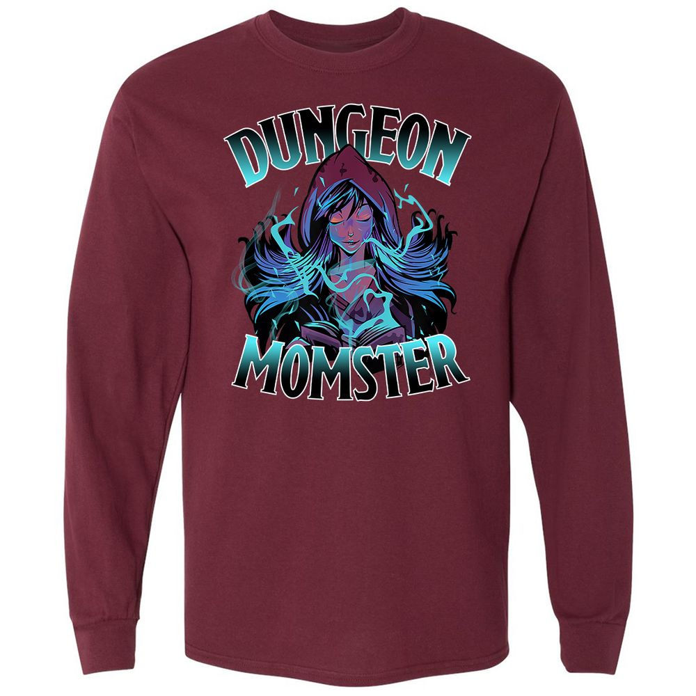 Long Sleeve T-Shirt - PANKGNCP - Maroon - 11