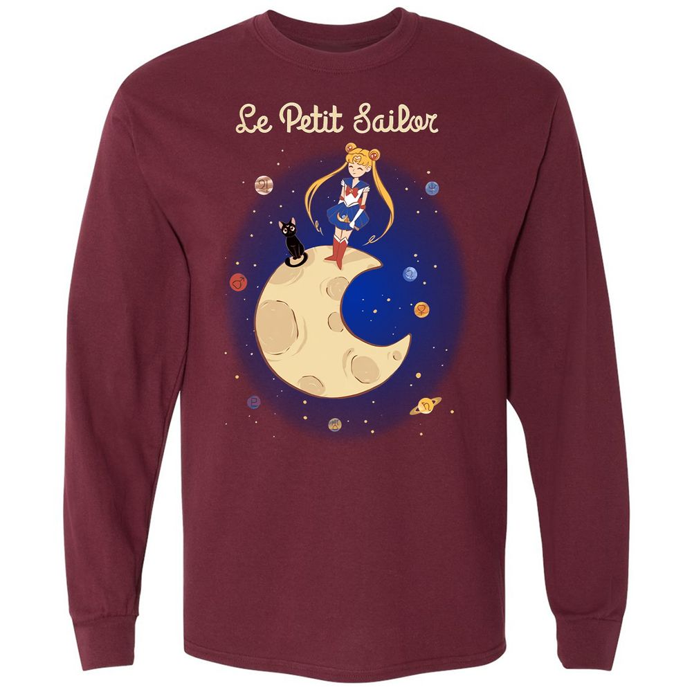 Long Sleeve T-Shirt - C3QSLZRA - Maroon - 11