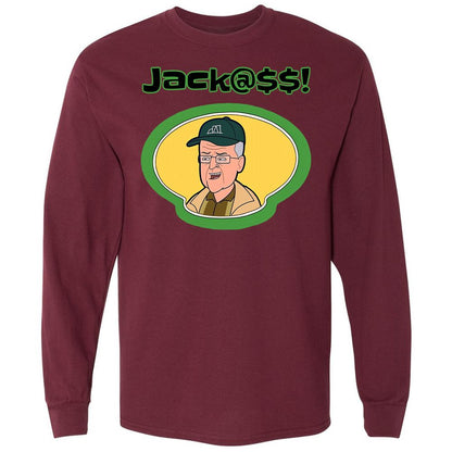 Long Sleeve T-Shirt - 6C454QGU - Maroon - 11