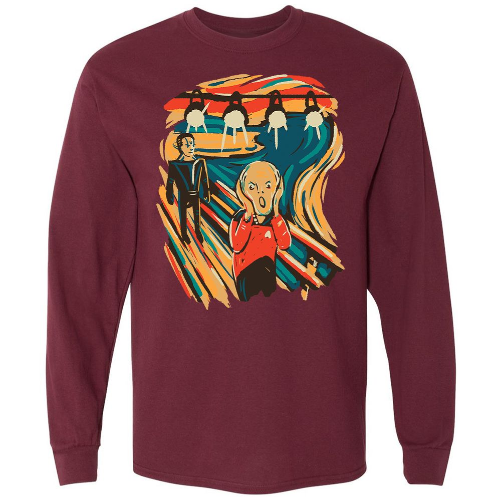 Long Sleeve T-Shirt - KT9K3CSE - Maroon - 11