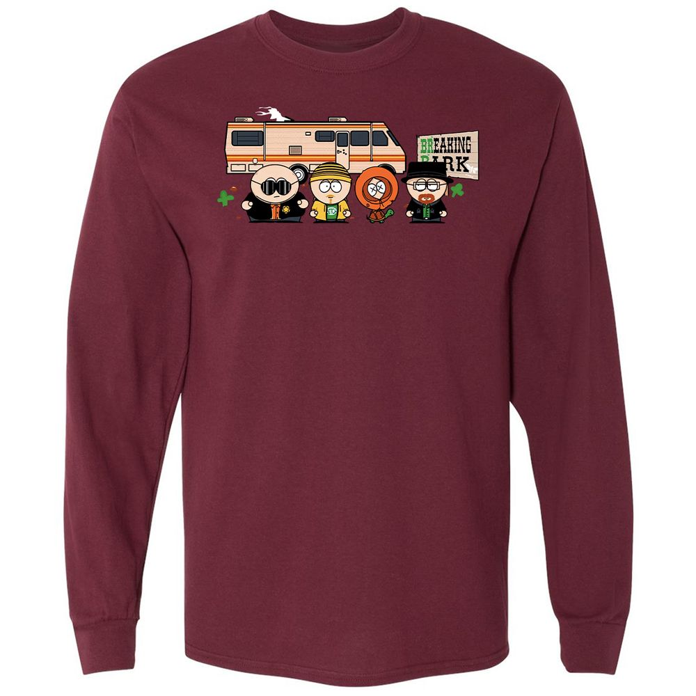 Long Sleeve T-Shirt - WY7GRULT - Maroon - 11