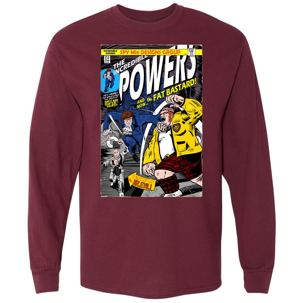 Long Sleeve T-Shirt - 7RCFBWSY - Maroon - 11
