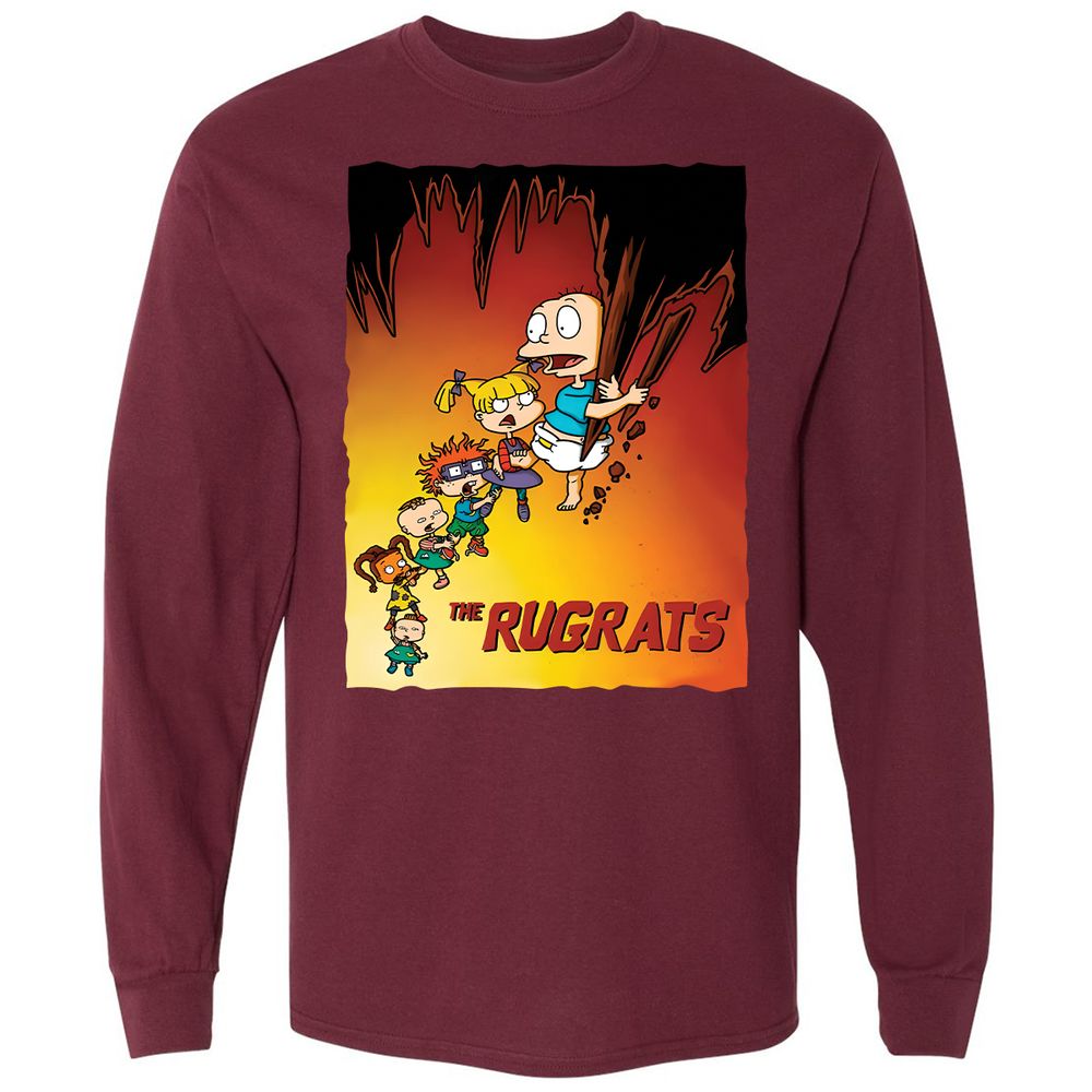 Long Sleeve T-Shirt - JP2PARVW - Maroon - 11