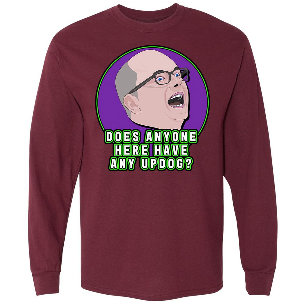 Long Sleeve T-Shirt - QW5R4SYS - Maroon - 11