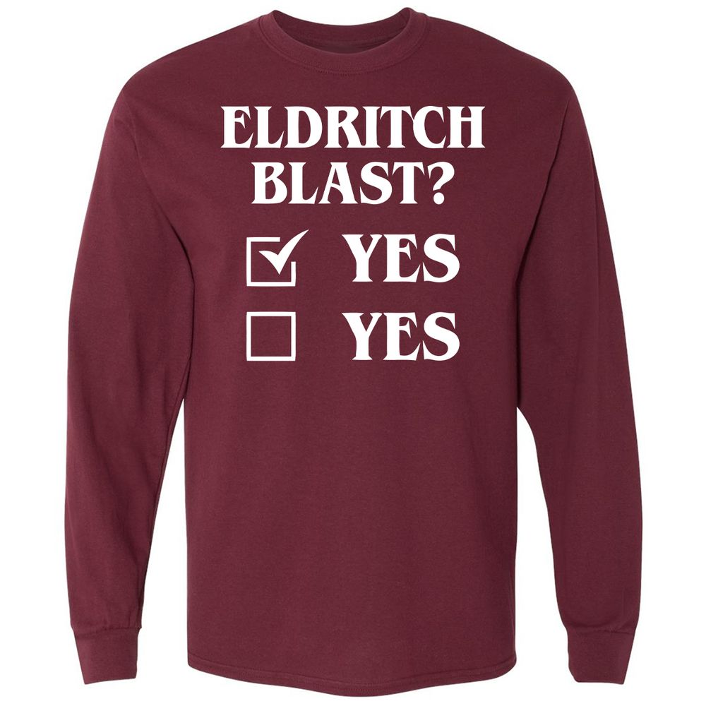 Long Sleeve T-Shirt - 5QAGP66Y - Maroon - 11