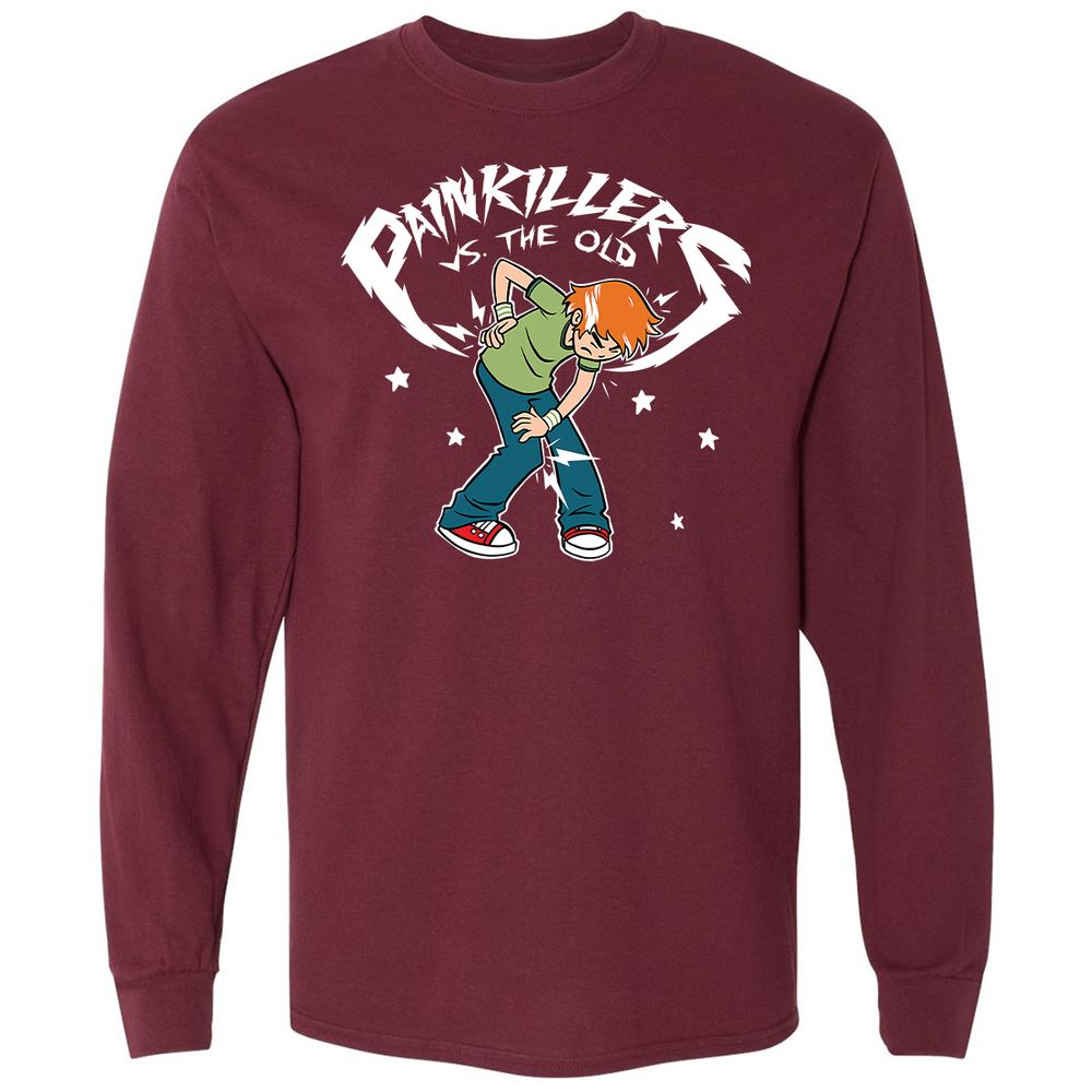 Long Sleeve T-Shirt - Y1E9FEEN - Maroon - 11