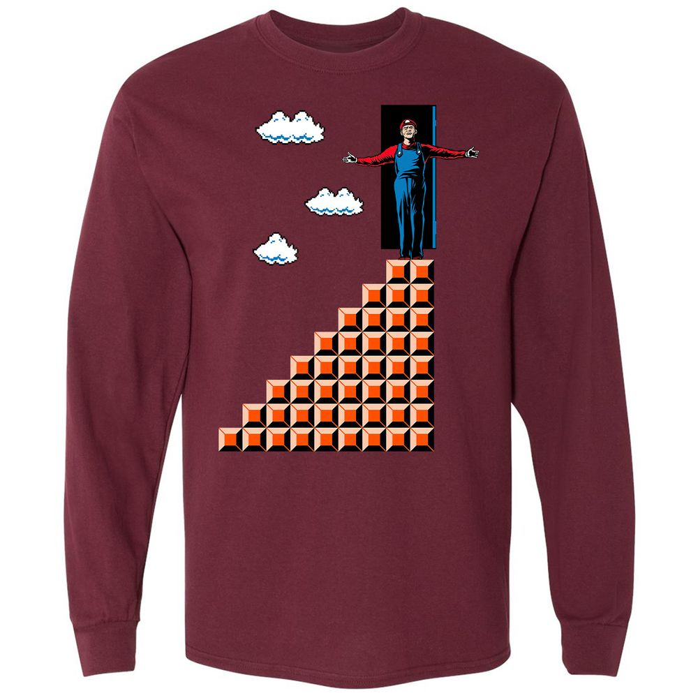 Long Sleeve T-Shirt - YW313TCS - Maroon - 11