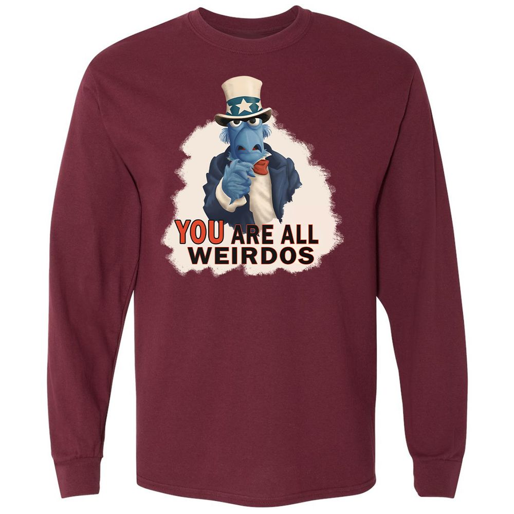 Long Sleeve T-Shirt - N1MMXDTE - Maroon - 11