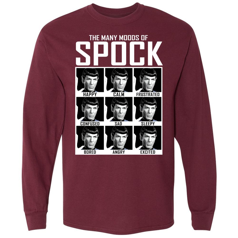 Long Sleeve T-Shirt - XG6ZCTJ2 - Maroon - 11
