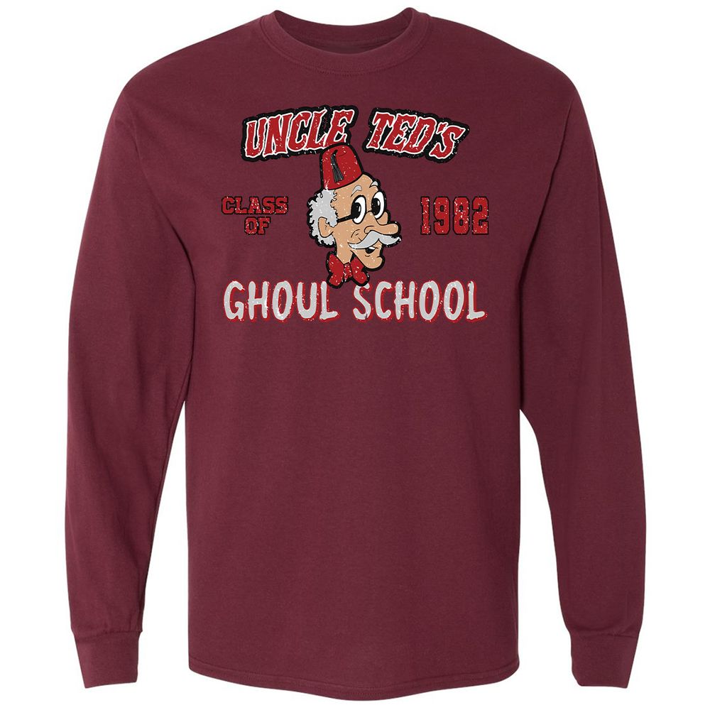 Long Sleeve T-Shirt - VRNEX57L - Maroon - 11
