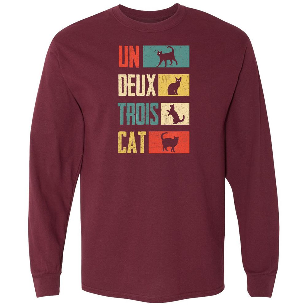 Long Sleeve T-Shirt - 26MSSSPF - Maroon - 11