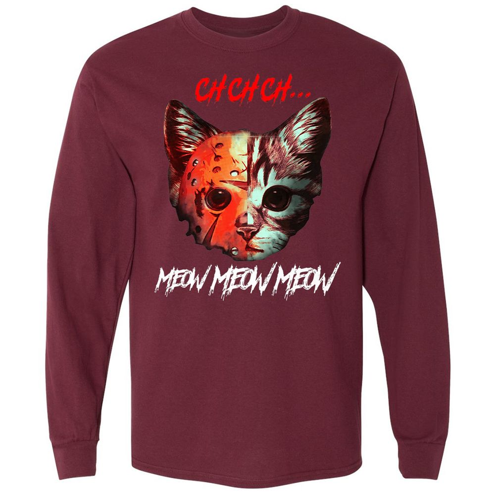 Long Sleeve T-Shirt - FCZ87EMT - Maroon - 11