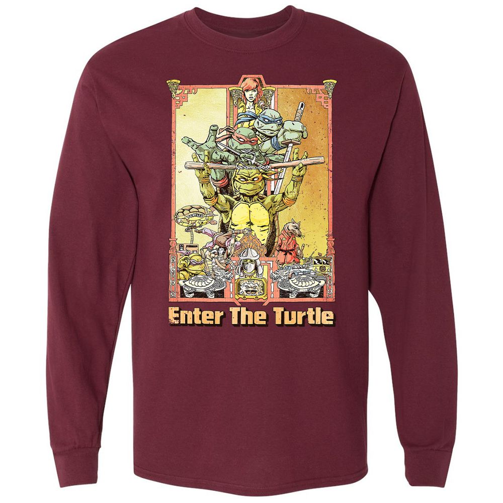 Long Sleeve T-Shirt - UA8PYZ84 - Maroon - 11