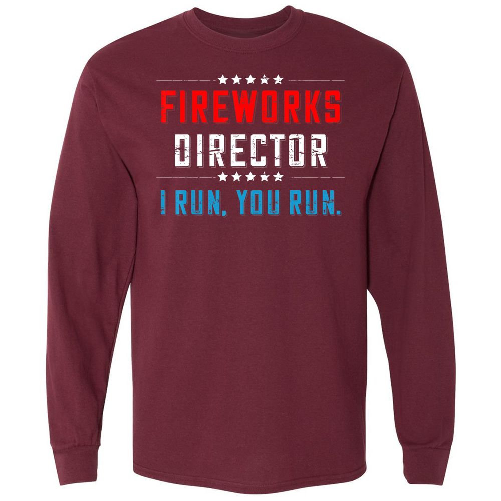 Long Sleeve T-Shirt - Q7NFQ997 - Maroon - 11