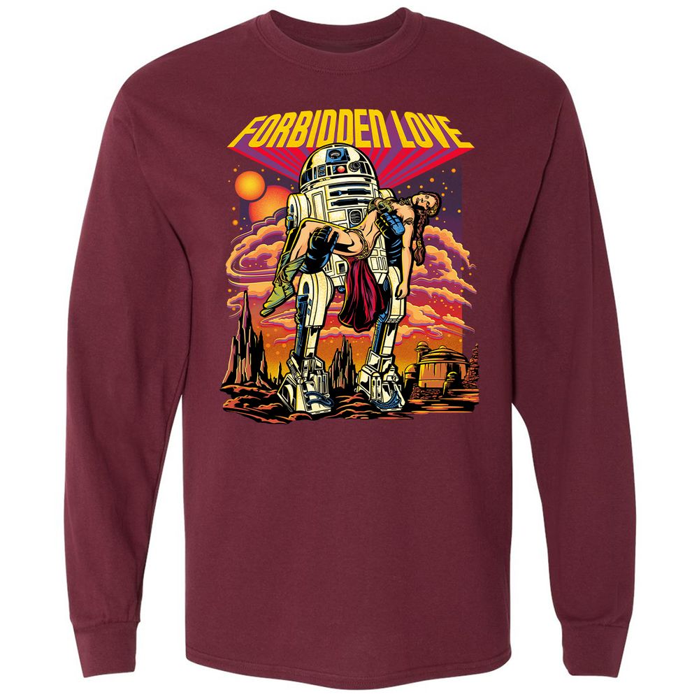 Long Sleeve T-Shirt - WRZ1HTYE - Maroon - 11