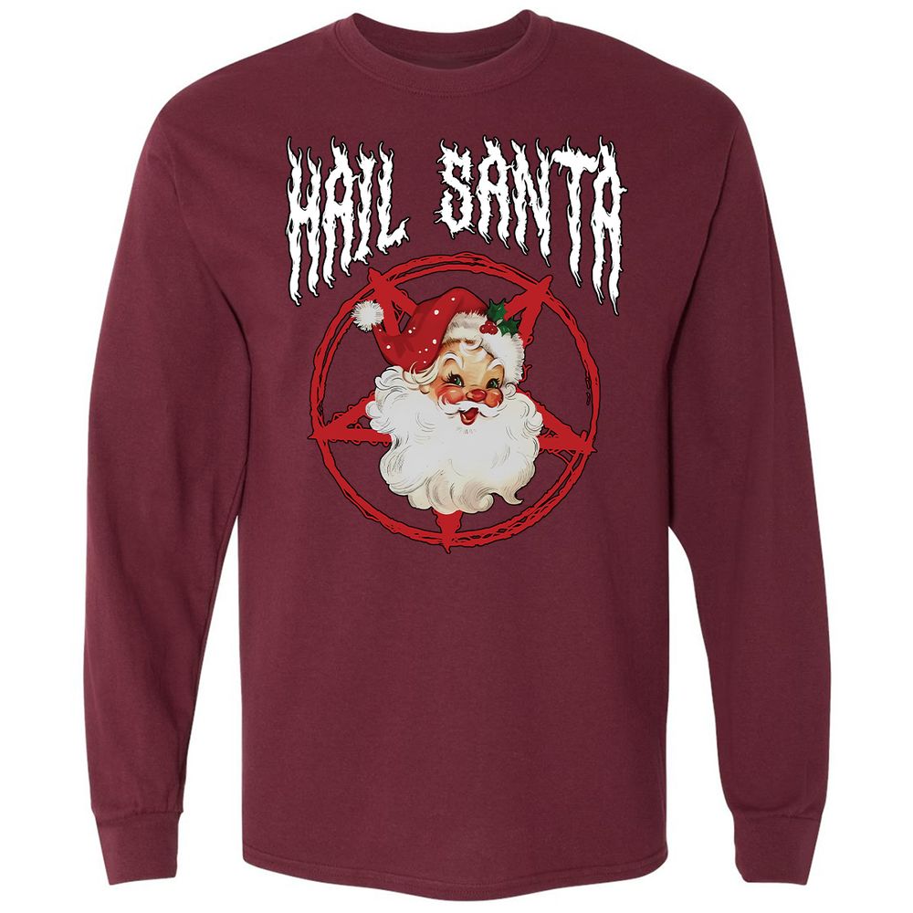 Long Sleeve T-Shirt - 5GY7NZ87 - Maroon - 11