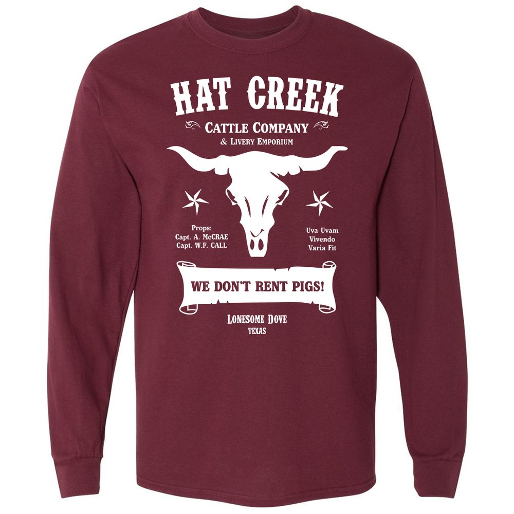 Long Sleeve T-Shirt - 7S8A54LE - Maroon - 11