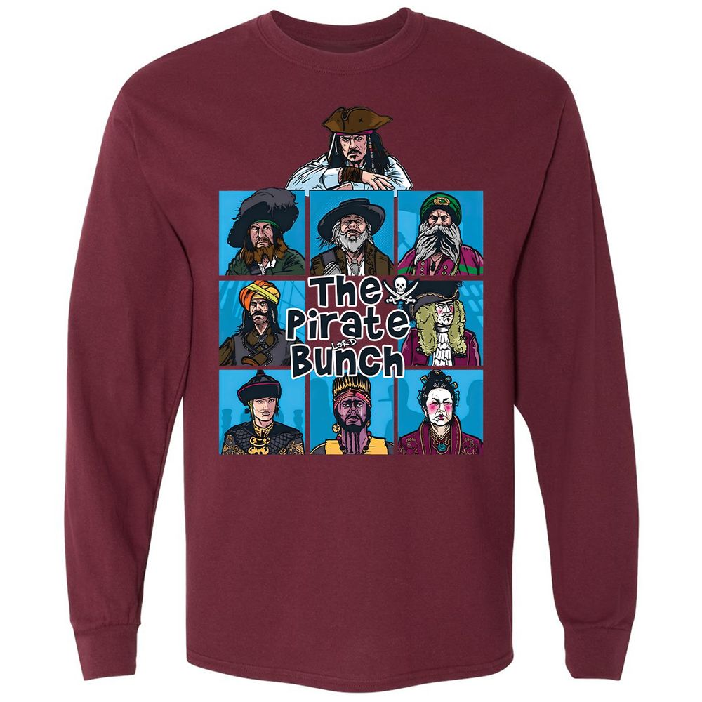 Long Sleeve T-Shirt - GCHWU43A - Maroon - 11