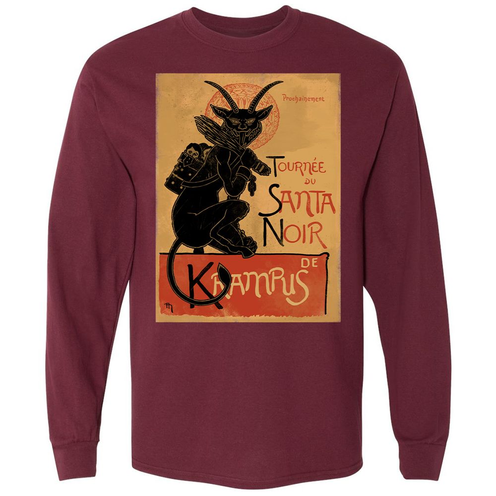 Long Sleeve T-Shirt - DLQSYTB6 - Maroon - 11
