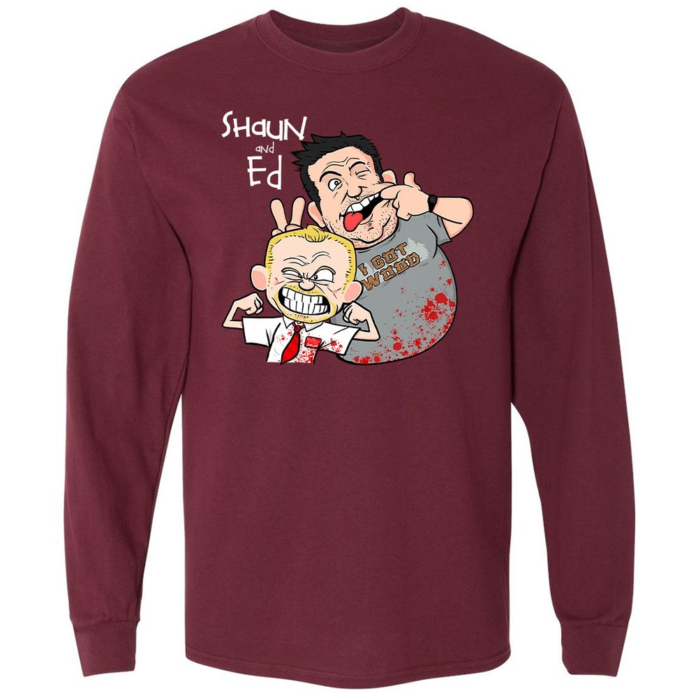 Long Sleeve T-Shirt - A64TAW8W - Maroon - 11