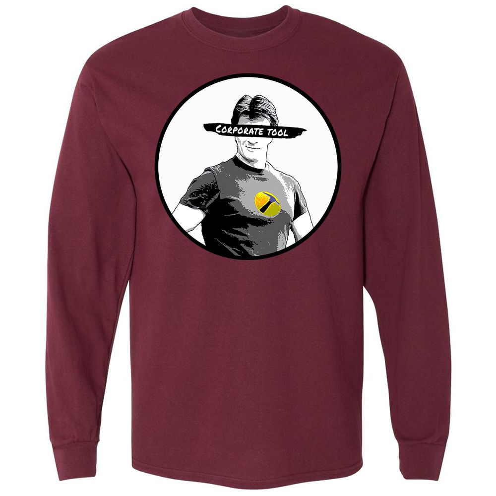 Long Sleeve T-Shirt - XL9URMM3 - Maroon - 11