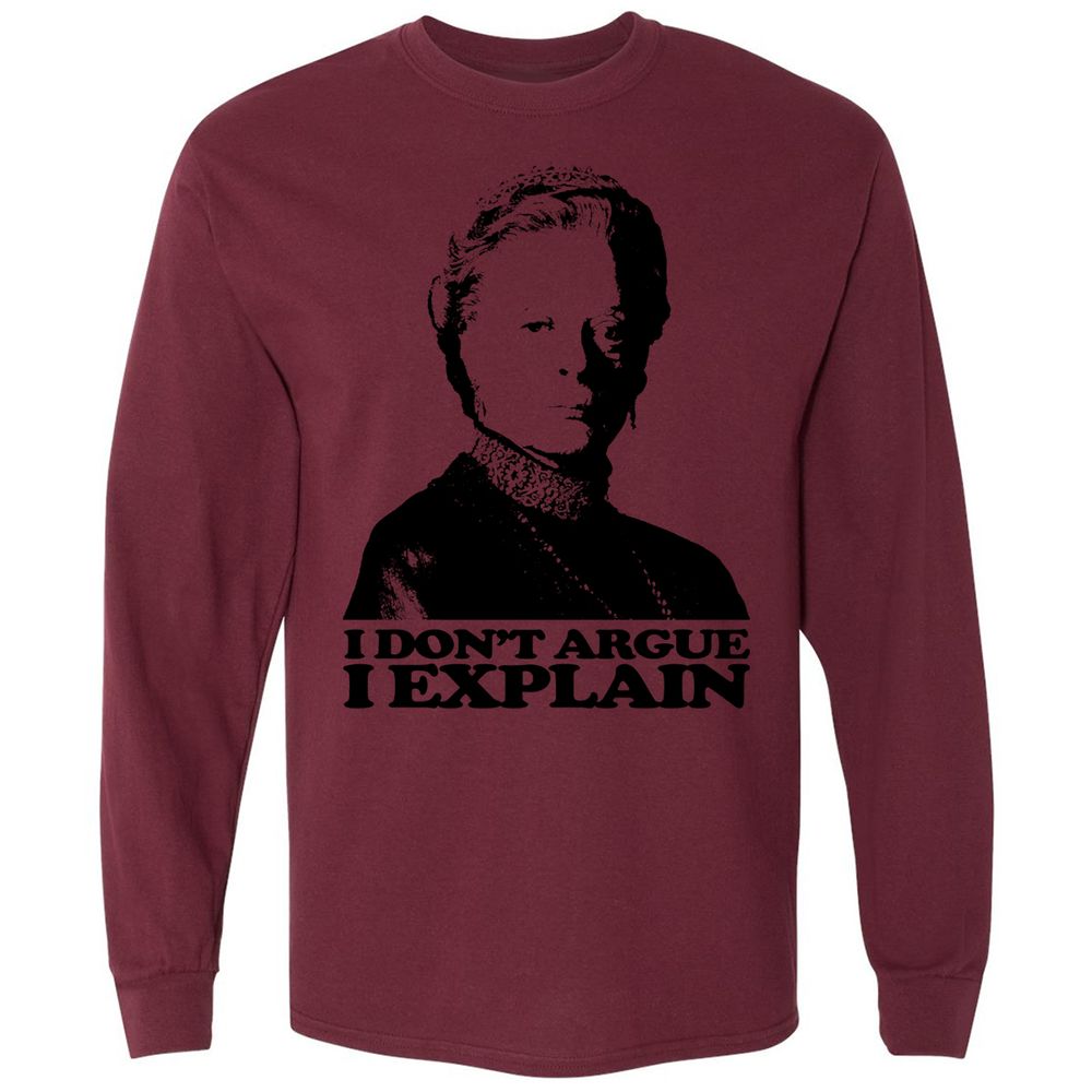 Long Sleeve T-Shirt - 2SKAZ1CG - Maroon - 11