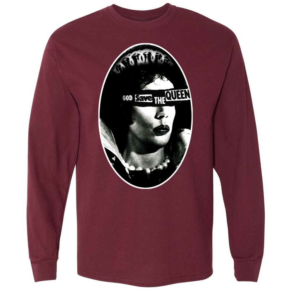 Long Sleeve T-Shirt - UJPBPHTZ - Maroon - 11