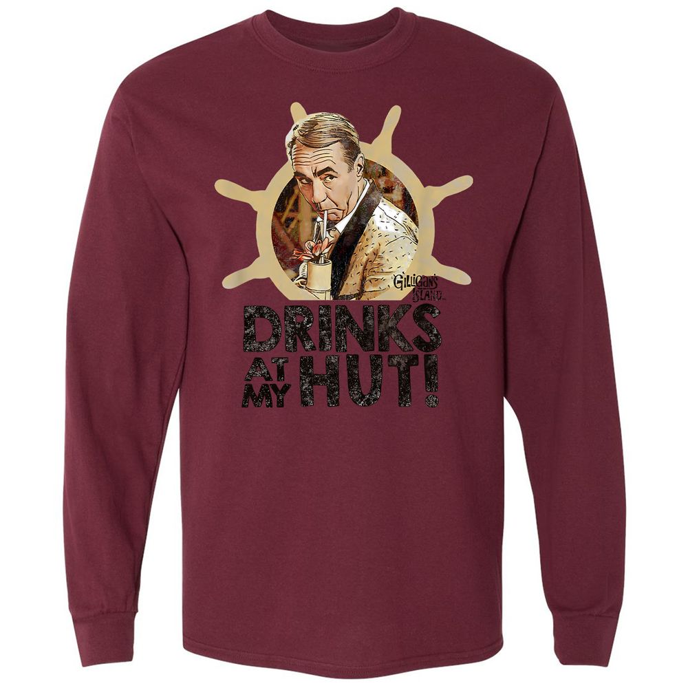 Long Sleeve T-Shirt - NZ6A3W3B - Maroon - 11