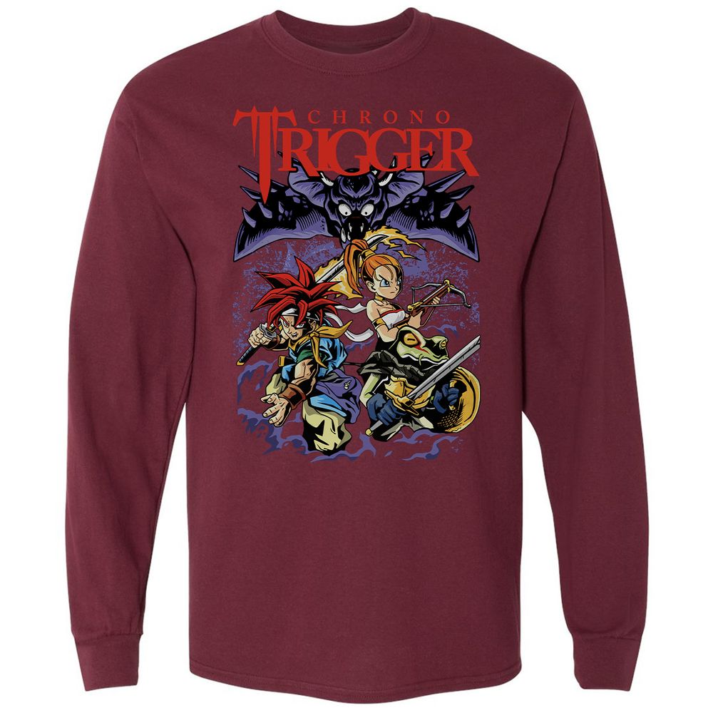 Long Sleeve T-Shirt - RSPETJ43 - Maroon - 11