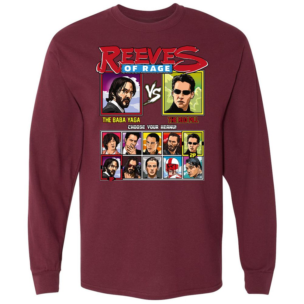 Long Sleeve T-Shirt - 8DDP1S64 - Maroon - 11
