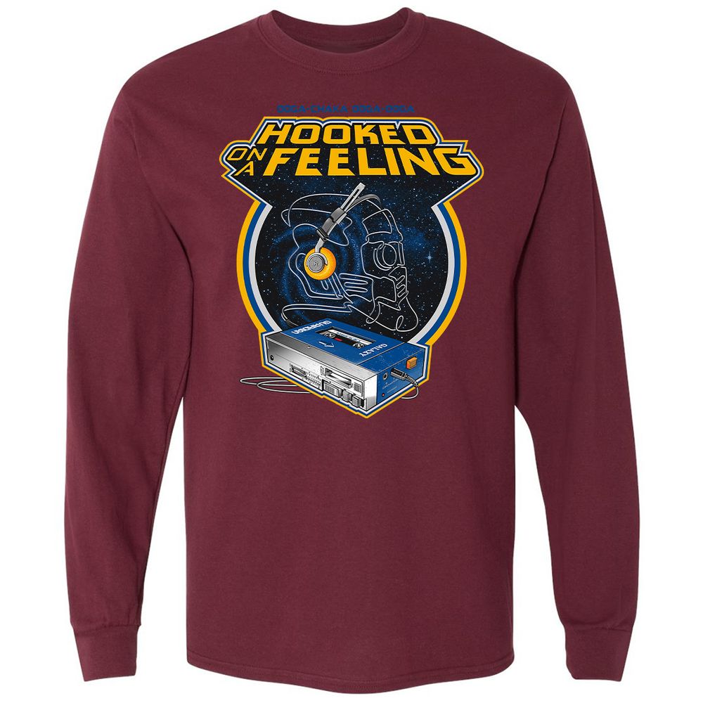 Long Sleeve T-Shirt - 9GTH6LCY - Maroon - 11