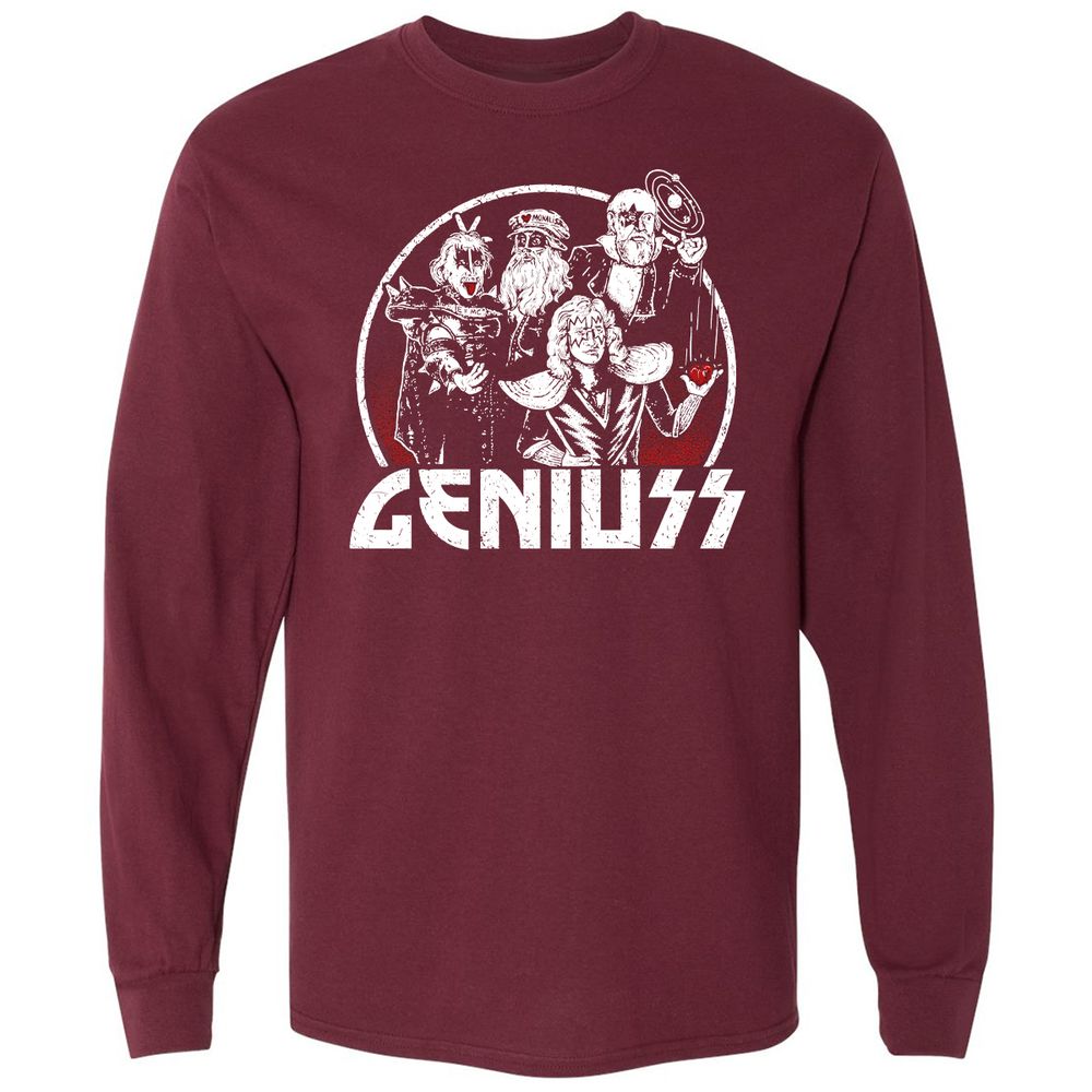 Long Sleeve T-Shirt - ALT2A96P - Maroon - 11