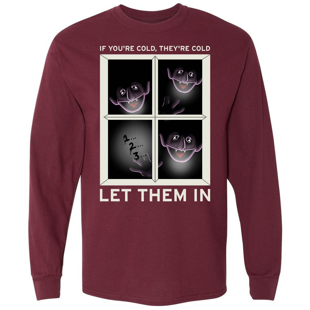 Long Sleeve T-Shirt - PEPQKWZS - Maroon - 11