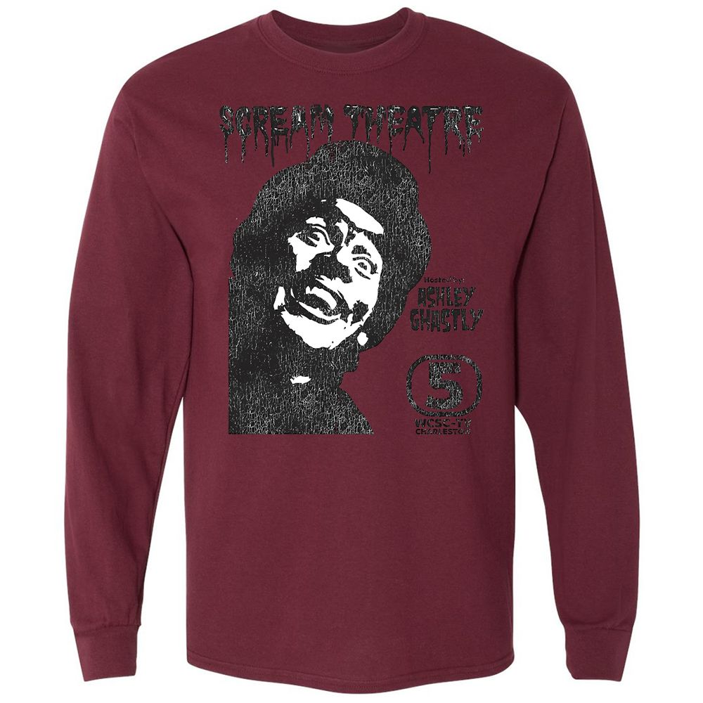 Long Sleeve T-Shirt - 6RA2EL7E - Maroon - 11